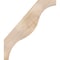 Ekena Millwork 3 1/2"W x 28"D x 32"H Funston Smooth Knee Brace, Douglas Fir BRC04X28X32FST00SDF - alternate 3